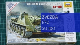 Soviet Tank Destroyer SU-100 5044 ZVEZDA 1:72 New 