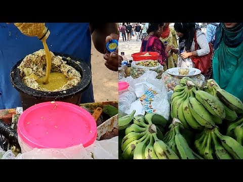 kacha-kola-vorta-green-fruits-recipe-@-tk-20-amazing-street-food-enjoying-people-eat-at-street