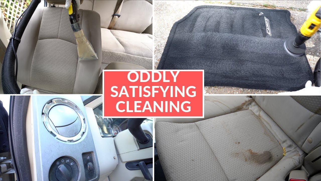 Oddly Satisfying Interior Car Cleaning Compilation