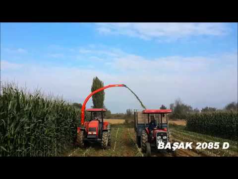 BAŞAK 2085 D ve ÖZBUDAK sıra bağımsız silaj makinası