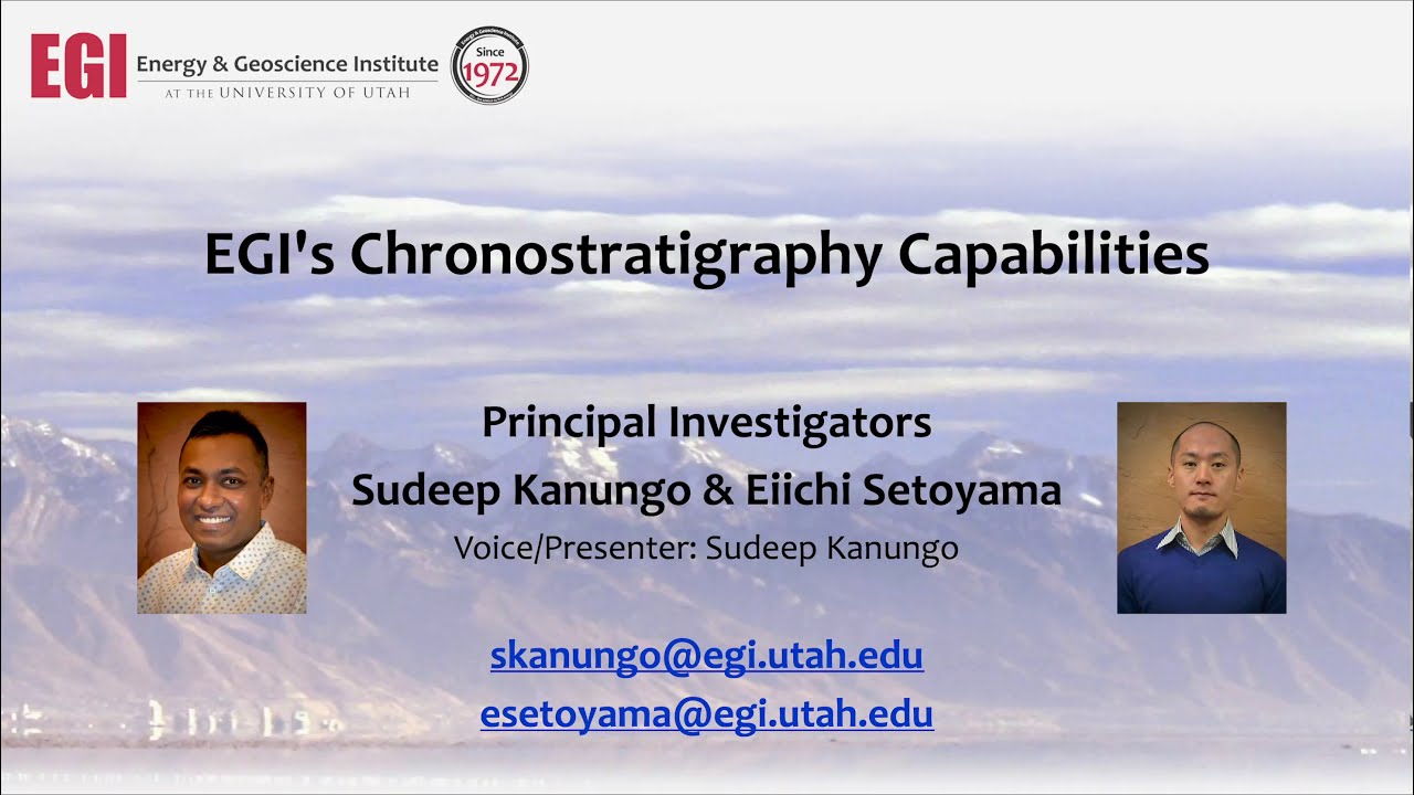 EGI's Chronostratigraphy Capabilities