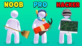 NOOB vs PRO vs HACKER - Staff! Job Game screenshot 2