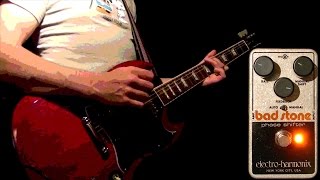 EHX electro-harmonix Bad Stone demo w/ Big Muff Pi