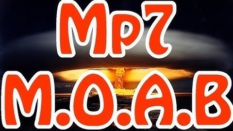 Mw3: Mp7 MOAB on Underground