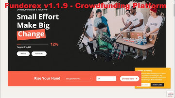 Fundorex v1.2  Crowdfunding Platform | How to get Fund raising website  #fundraising #crowdfunding