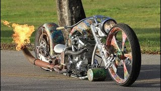 Crazy Rat Bike Engines Starting Up And Cool Sound