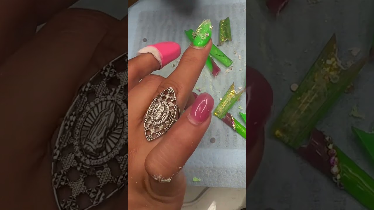 How I remove acrylic no soak-off |+How I prep my nails #nailprep #drymani | Let’s nail it like Lucy