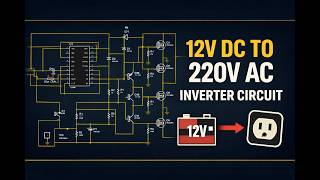 How 12v DC to 220v AC TL494 Inverter circuit design works - Proteus Simulation(Part 3)