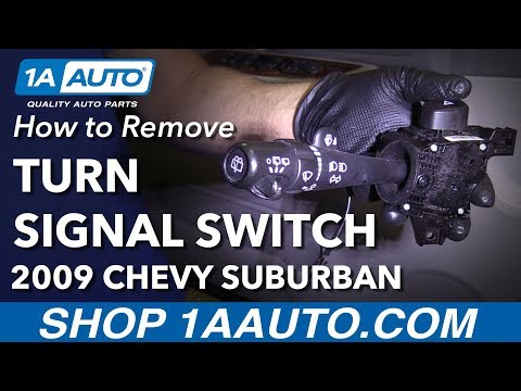 How To Install Replace Turn Signal Multi Function Switch 2009 Chevy Suburban 1500