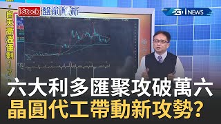 台股新春開盤起飛~六大利多匯聚攻破萬六 記憶體.晶圓代工將帶動台股新一波攻勢?│主播丁士芬│【iStock盤前解析】20210217│三立iNEWS