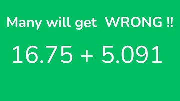How to add decimals and subtract decimals