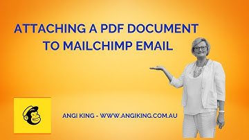 Tech Tip #47 -  Attaching a PDF Document to Mailchimp Email
