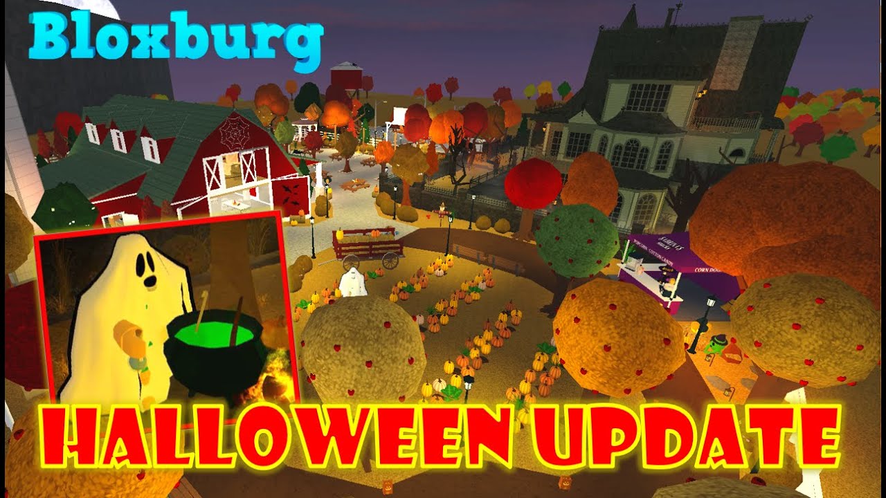 🎃HALLOWEEN UPDATE 2023 IN BLOXBURG [] New Haunted Mansion Location,  Backpack & Furniture [] ROBLOX 