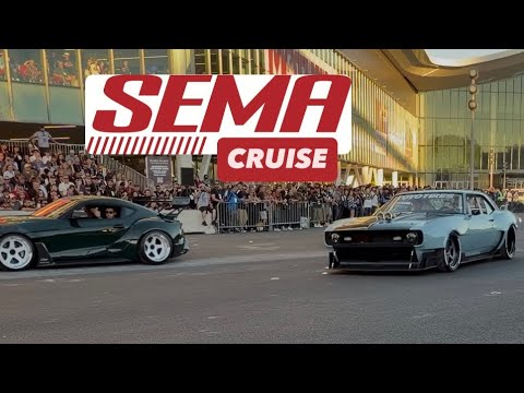 SEMA CRUISE 2025 CUSTOM CARS RIDICULOUS TRUCKS AND MORE