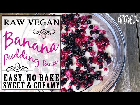 Raw Vegan Banana Pudding Recipe