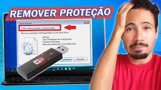 Como Remover PROTEÇÃO CONTRA GRAVAÇÃO do PENDRIVE ou CARTÃO SD