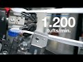 New tufting unit  1200 tufts per minute
