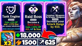 Most Broken Arena Champ 1,500 Ad 18,000 Hp 625 Range Zaahen