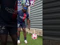 Tabitha Chawinga Takes On The Blindfold Keepy Up Challenge #shorts