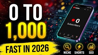 How to Get 1,000 Subscribers Fast in 2026 | Beginner's YouTube Growth Strategy