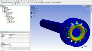 FEA of car steel wheel part 7