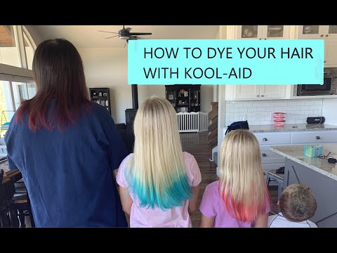 Vídeo: Como mergulhar tintura de cabelo com Kool Aid (com fotos)