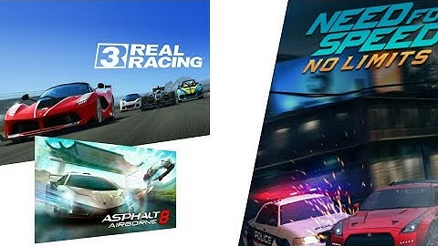 Real Racing 3, Asphalt 8 and NFS No Limits graphics comparation