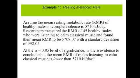 Hypothesis Tests for a Population Mean Part 2