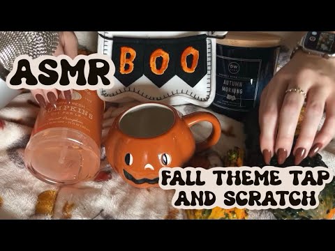 ASMR Custom Video for Isabel ❤️ Whispered Tap/Scratch on Fall Themed Items!