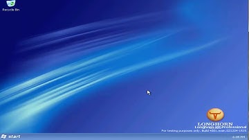 Installation of Windows Longhorn Build 4001 (Windows Vista Pre-Beta) in Virtualbox!