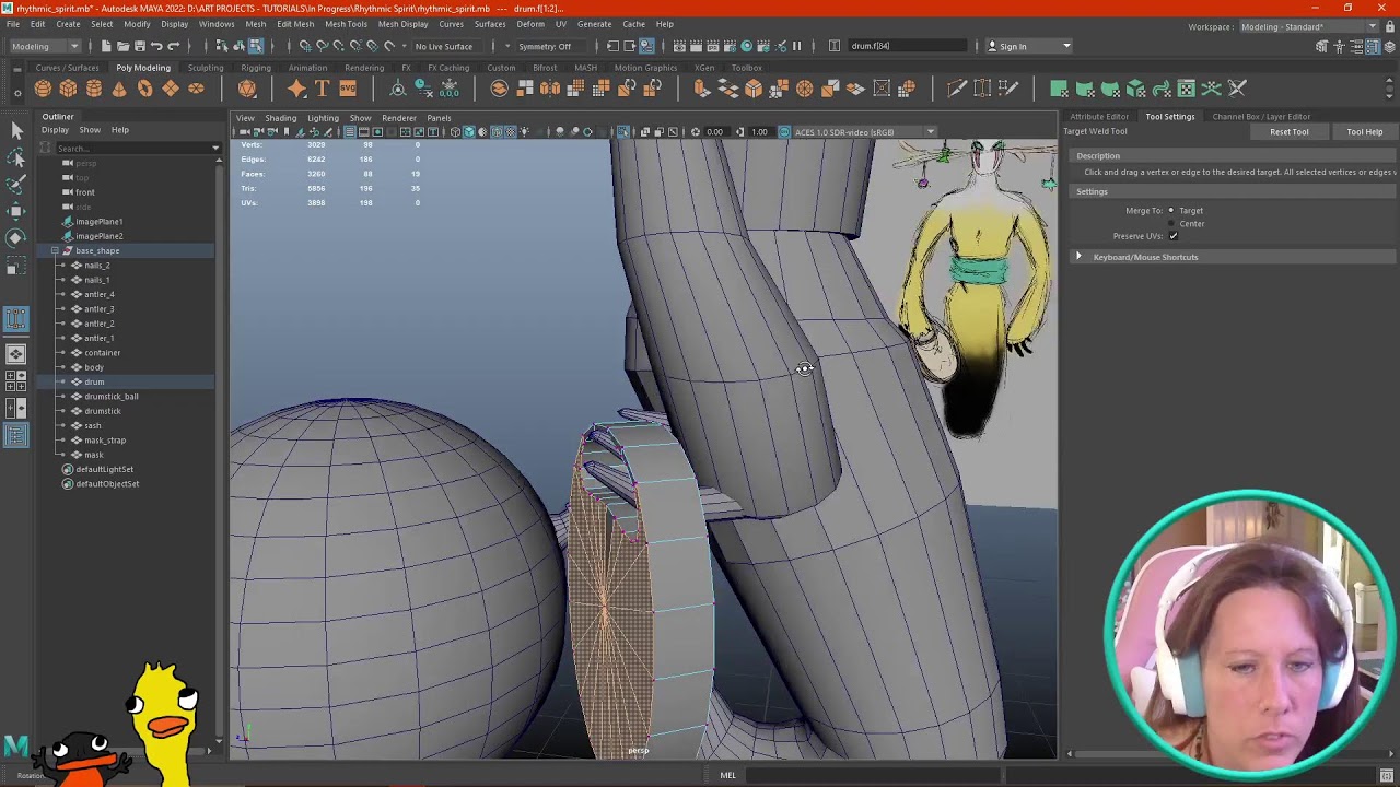 How to Build the Base Shape of a Character in Maya - Tutorial