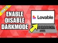 How To Enable/ Disable Darkmode In Lovable.dev