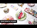 How to make Paper Rosette | TUTORIAL ♥️