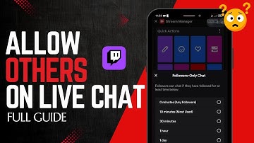 How to Turn Off Followers Only Chat on Twitch