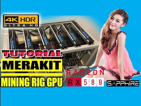 TUTORIAL | Merakit Mining Rig GPU | 6 VGA Sapphire NITRO+ RX580 4GB | video [4K]