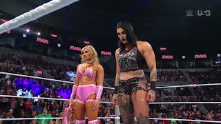 Rhea Ripley & Tiffany Stratton Vs Liv Morgan & Raquel Rodriguez 12