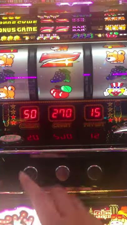 Slot machine Big 777 win