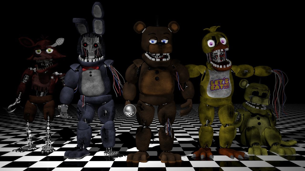 All Fnaf 2 Animatronics