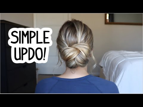EASY UPDO HACK YOU NEED TO TRY! MEDIUM &amp; LONG HAIRSTYLES