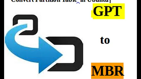 convert partition table gpt to mbr ubuntu