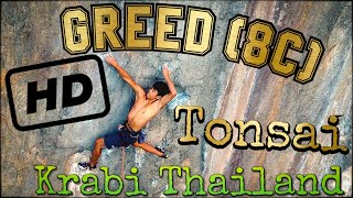 Greed (8c)... Tonsai Beach... Krabi Thailand
