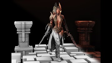 3D Character Model | Darkrazor | Jida Kanpur | Maya Modeling | Texturing & Arnold Rendering |