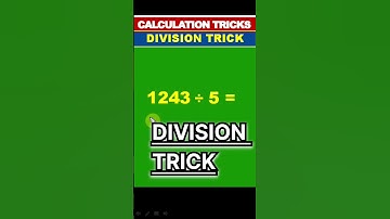 C14 | Quick Division Trick: Divide Any Number by 5 in Seconds #shorts #shortsfeed #maths