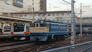 甲種牽引機EF65 2092号機構内入れ替え