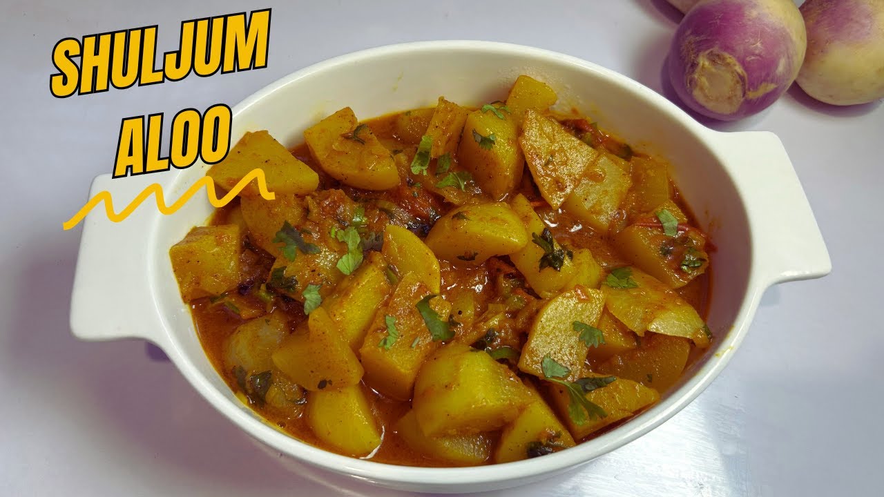 Shaljam Aloo Recipe | Turnip & Potato Curry | Easy Punjabi Shaljam Aloo
