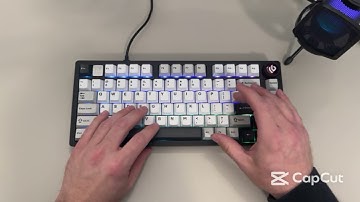 Leobog Hi75 Mechanical Keyboard | 4 minutes | No Talking ASMR Typing (4K)