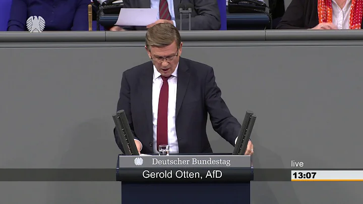 Gerald Otten (AfD) zum Bundeswehreinsat...  in Dar...