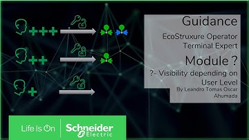Training EcoStruxure Operator Terminal Expert - M10.4 Visibility depending on User Level