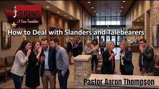 How to Deal with Slanders and Talebearers | Pastor Aaron Thompson || SFBC