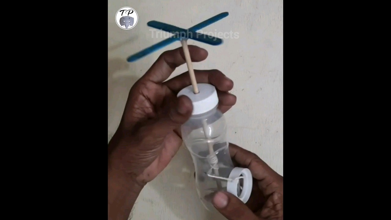 Do it yourself Hand Twisting Fan Toy | DIY 